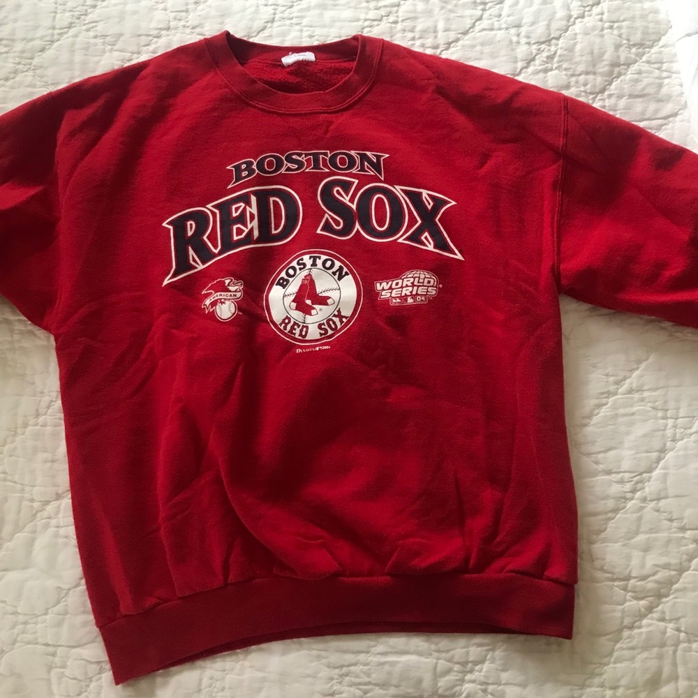 Boston Red Sox 2004 World Series crewneck sweater